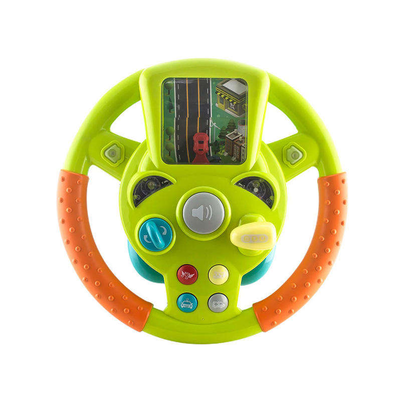 Baan Toys Steering Wheel Toy for Kids Simulation Driving Car Toy with Light & Sound Mode Experience The Fun of Driving Car Toys - Automatic Steering Wheel