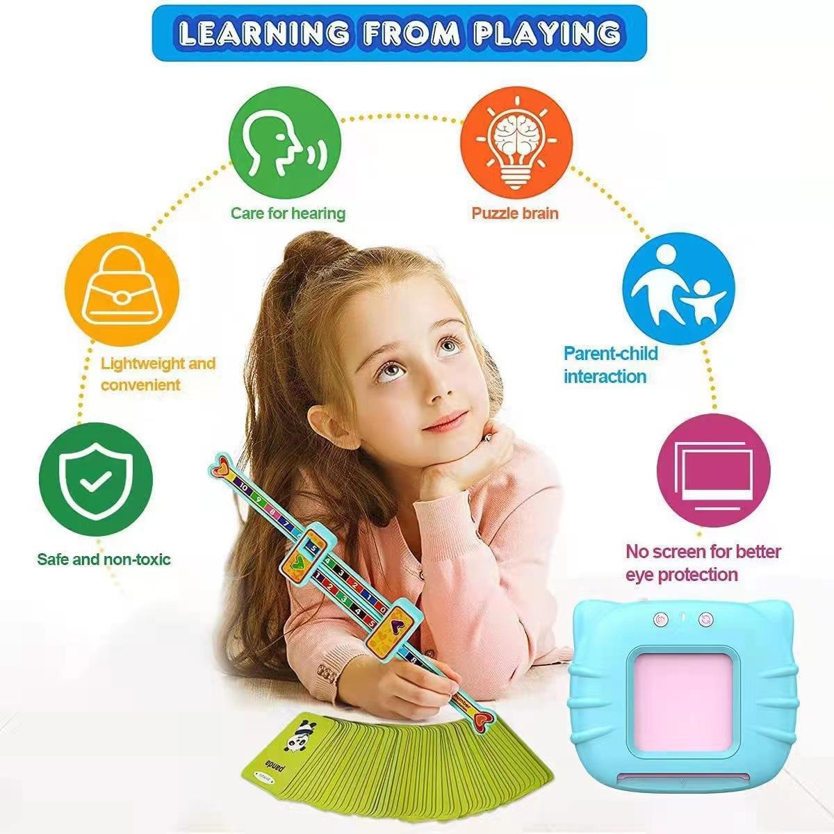 Baan Toys Talking Flash Card Reader Learning Toy For Kids (1 Year+)