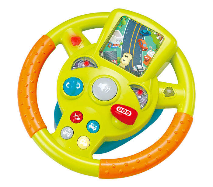 Baan Toys Steering Wheel Toy for Kids Simulation Driving Car Toy with Light & Sound Mode Experience The Fun of Driving Car Toys - Automatic Steering Wheel